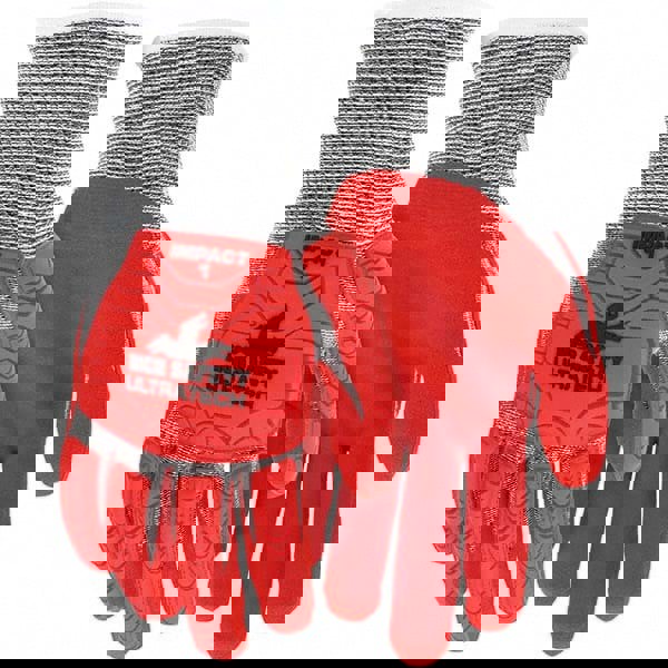 Cut, Puncture & Abrasive-Resistant Gloves: Size L, ANSI Cut A5, ANSI Puncture 4, Foam Nitrile, HPPE